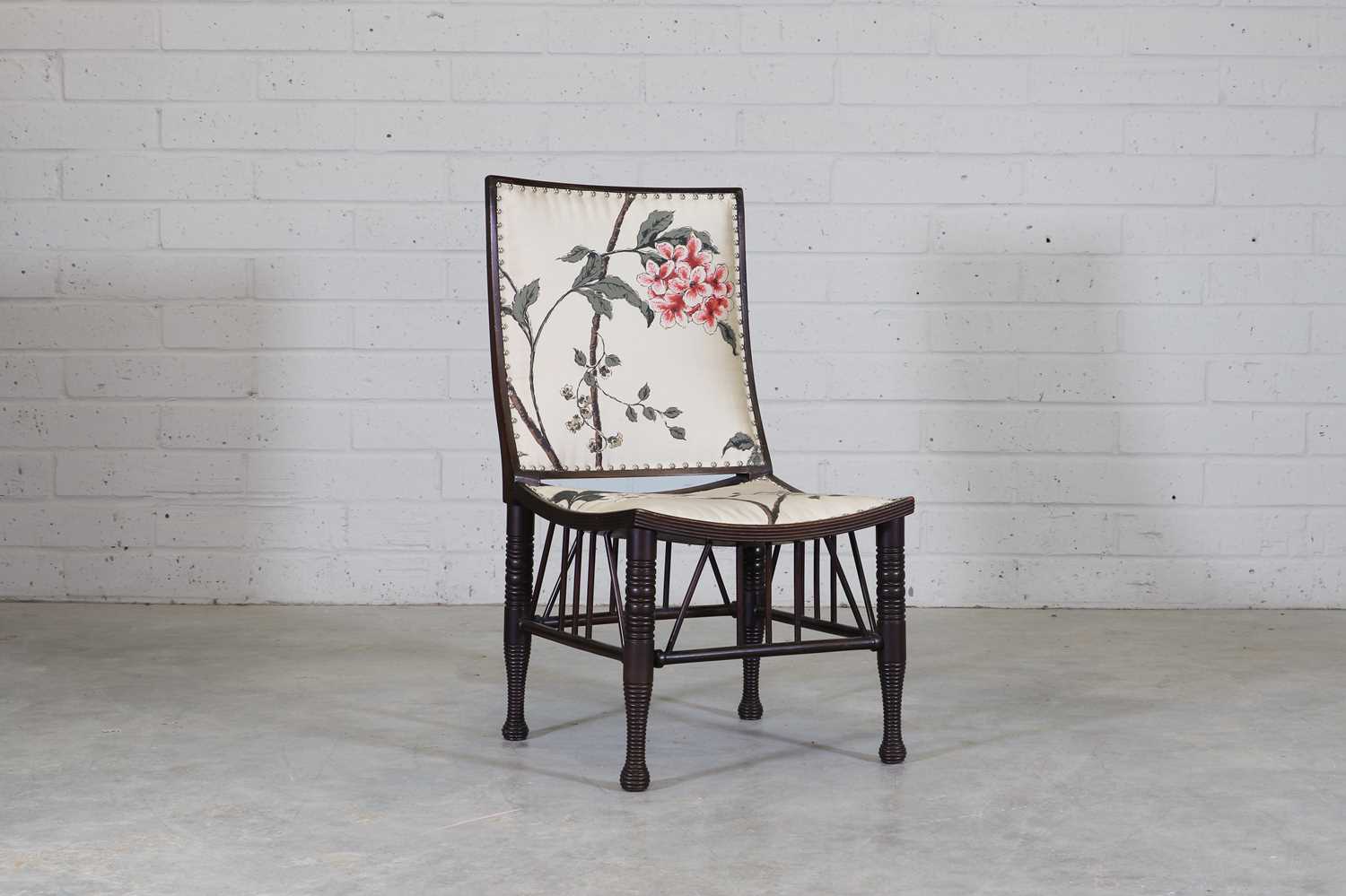 Lot 91 - A mahogany Thebes chair
