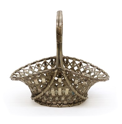 Lot 53 - A base metal basket