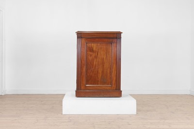 Lot 397 - A Victorian mahogany warming cupboard