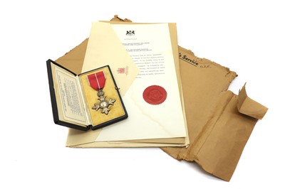 Lot 261 - A George VI OBE medal