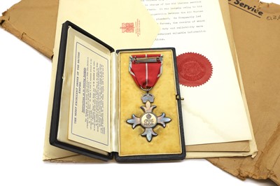 Lot 261 - A George VI OBE medal