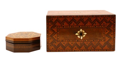 Lot 141 - A Tunbridge Ware box