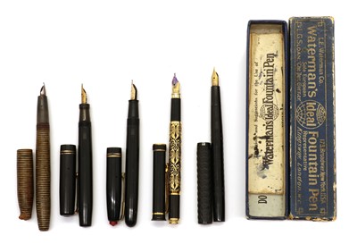 Lot 232 - A collection of fountain pens