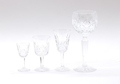 Lot 159 - A Waterford 'Lismore' crystal glass service