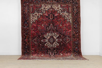 Lot 460 - A Heriz wool rug