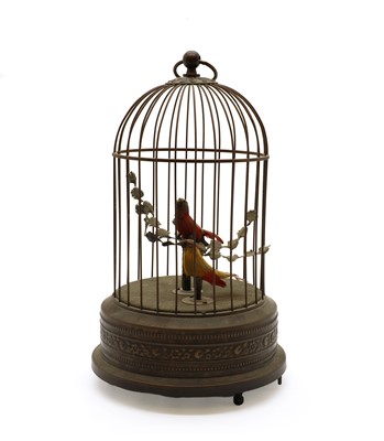 Lot 235 - A singing birdcage automaton