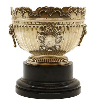 Lot 49 - A silver rose bowl