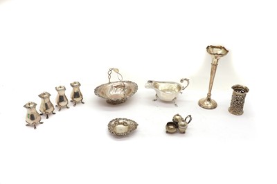 Lot 65 - A collection of silver items