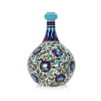 Lot 3 - A Burmantofts Anglo-Persian faience pottery vase