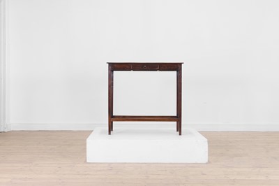 Lot 427 - A George III  mahogany side table