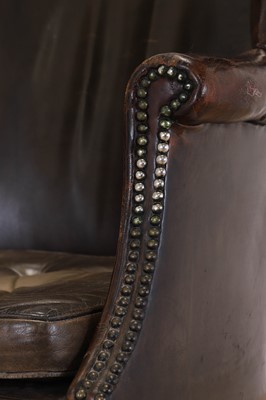 Lot 113 - A George III mahogany barrel-back armchair