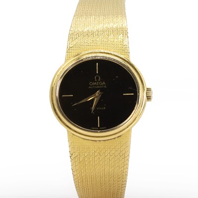 Lot 423 - An 18ct gold Omega De Ville automatic watch