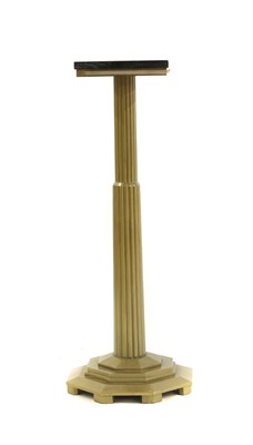 Lot 539 - A brass display stand