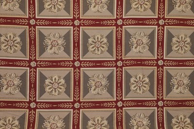 Lot 116 - A needlepoint wool carpet of Robert Adam design
