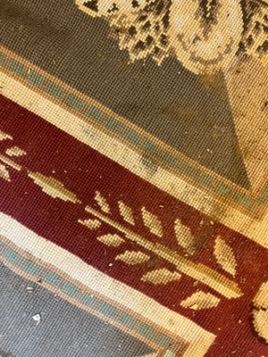 Lot 116 - A needlepoint wool carpet of Robert Adam design