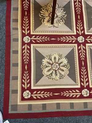 Lot 116 - A needlepoint wool carpet of Robert Adam design