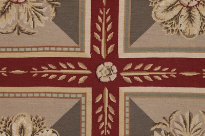 Lot 116 - A needlepoint wool carpet of Robert Adam design