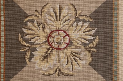 Lot 116 - A needlepoint wool carpet of Robert Adam design