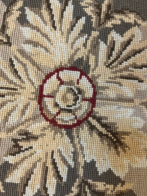 Lot 116 - A needlepoint wool carpet of Robert Adam design