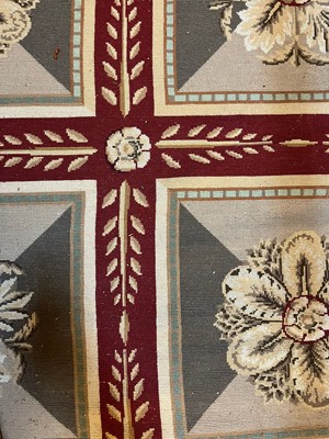 Lot 116 - A needlepoint wool carpet of Robert Adam design