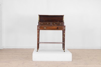 Lot 272 - A Regency rosewood bonheur-du-jour, attributed to John McLean