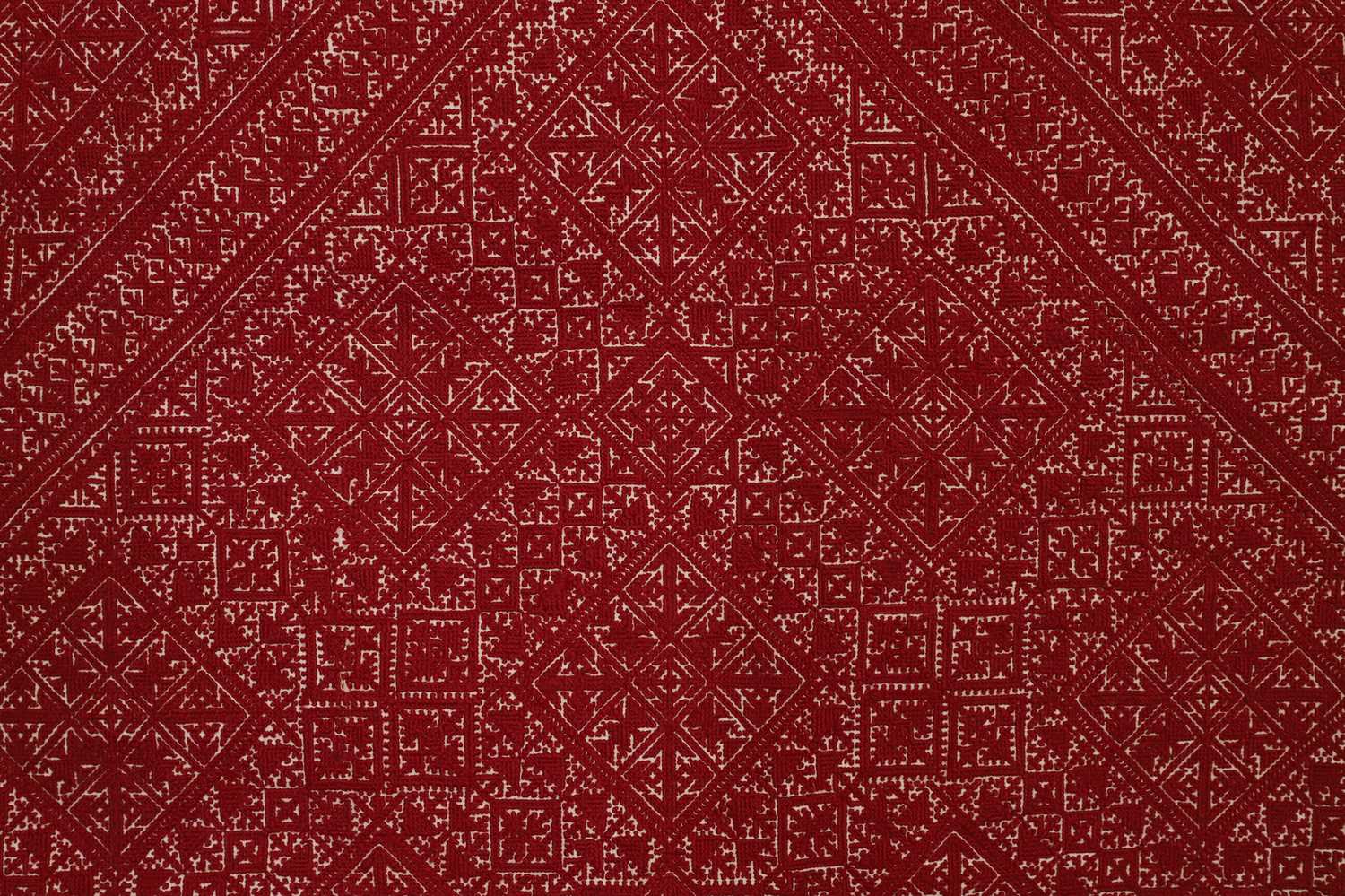 Lot 42 - A Fez embroidered textile panel
