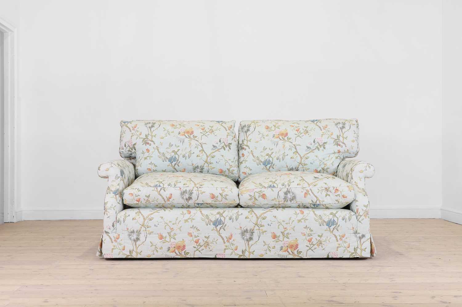 Lot 184 - A two-seater sofa