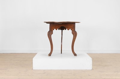 Lot 56 - A George III elm cricket table