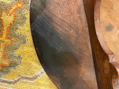 Lot 56 - A George III elm cricket table