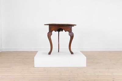 Lot 56 - A George III elm cricket table