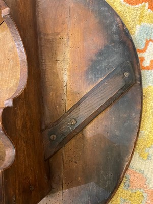 Lot 56 - A George III elm cricket table