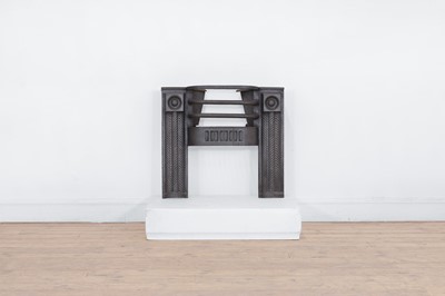 Lot 260 - A Regency cast iron fireplace by the Carron Foundry