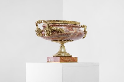 Lot 159 - A Louis XIV-style marble and gilt-bronze jardinière