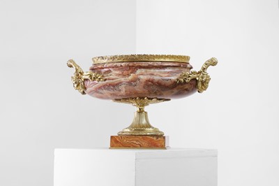 Lot 159 - A Louis XIV-style marble and gilt-bronze jardinière