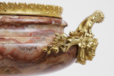 Lot 159 - A Louis XIV-style marble and gilt-bronze jardinière