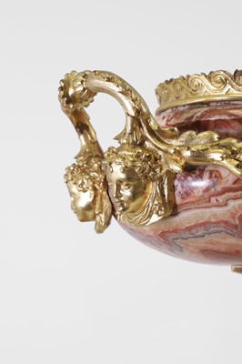 Lot 159 - A Louis XIV-style marble and gilt-bronze jardinière