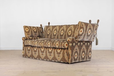 Lot 8 - A two-seater Knole sofa