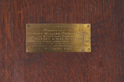 Lot 117 - A George III-style yellow, scarlet an gilt-japanned longcase clock