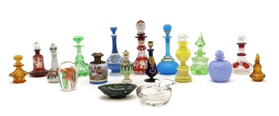 Lot 154 - A collection of scent bottles