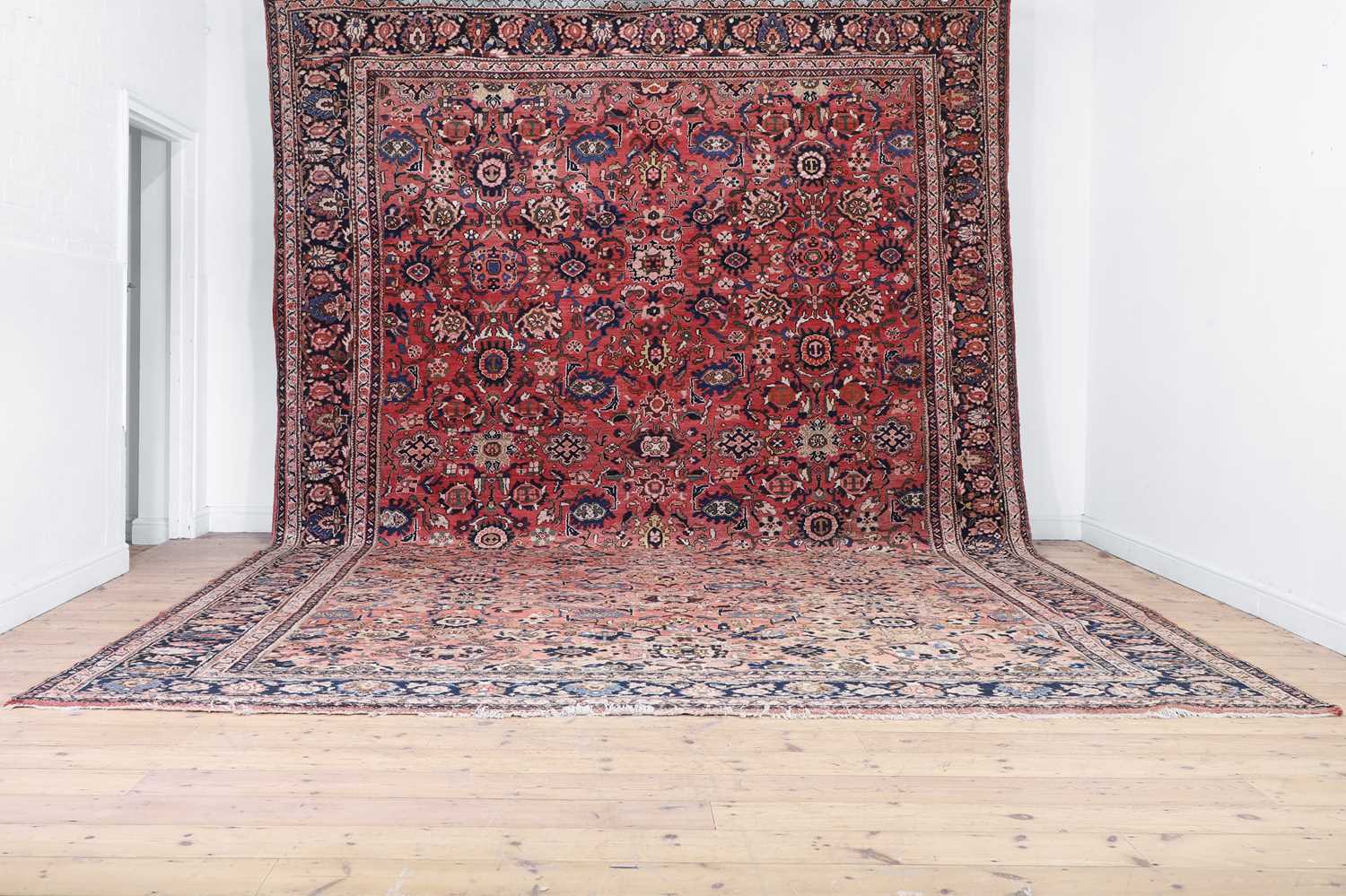 Lot 77 - A Persian wool carpet