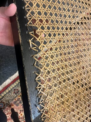 Lot 55 - A set of four Regency-style elbow chairs