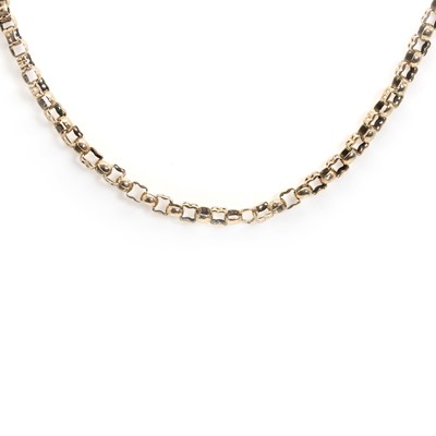 Lot 348 - An antique rose gold chain