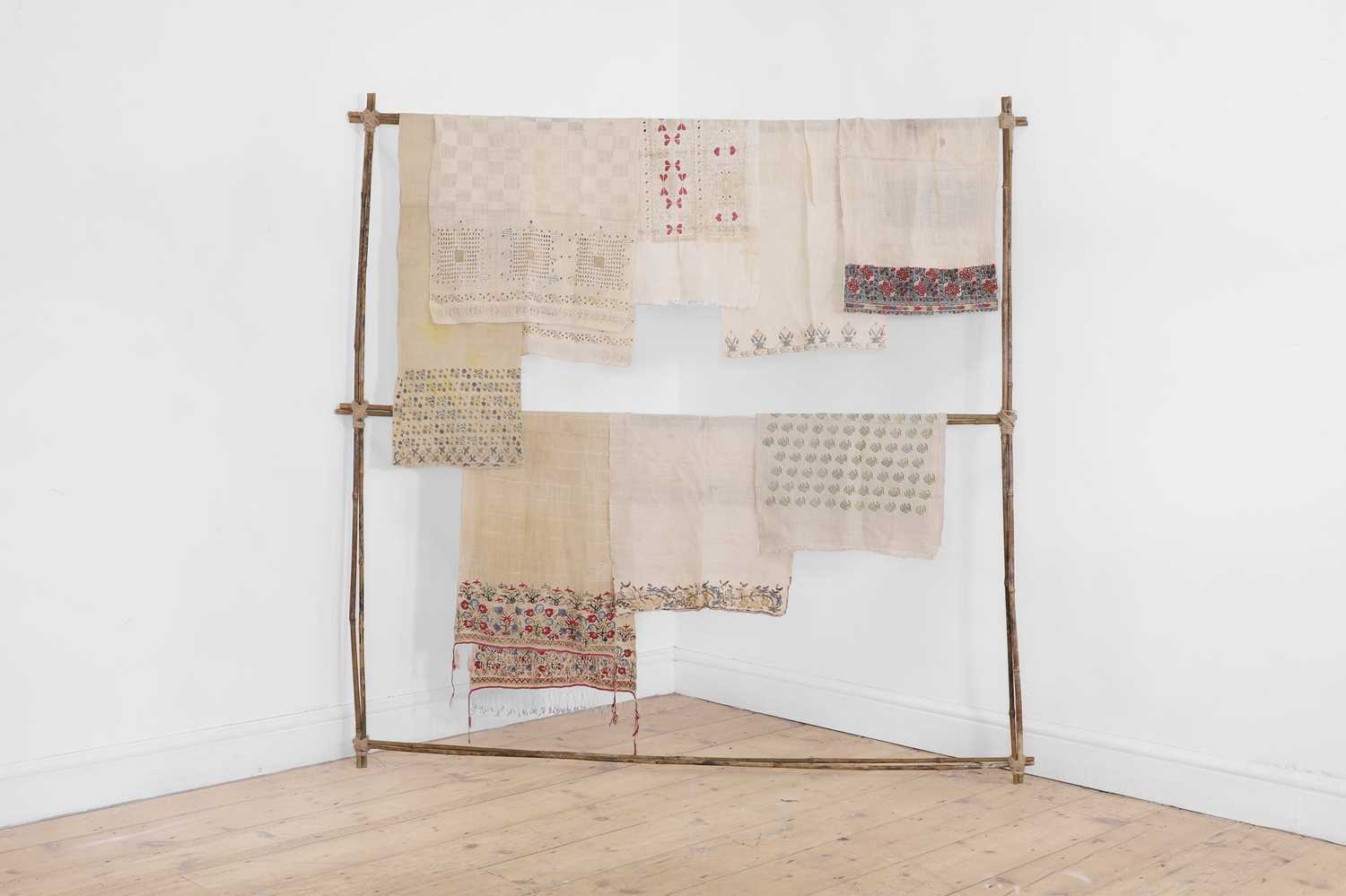 Lot 174 - A group of embroidered linens
