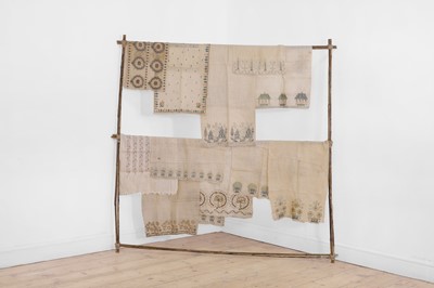 Lot 175 - A collection of embroidered linens