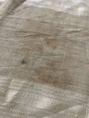 Lot 176 - A group of embroidered towels and fragments
