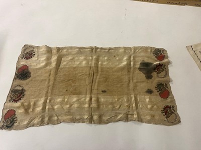 Lot 176 - A group of embroidered towels and fragments