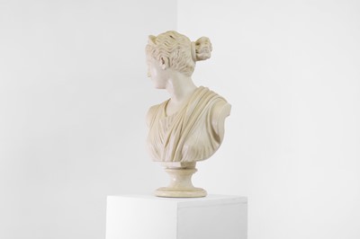 Lot 156 - A composite bust of Diana after the antique