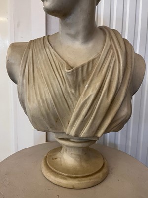 Lot 156 - A composite bust of Diana after the antique
