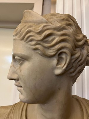 Lot 156 - A composite bust of Diana after the antique