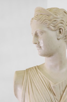 Lot 156 - A composite bust of Diana after the antique